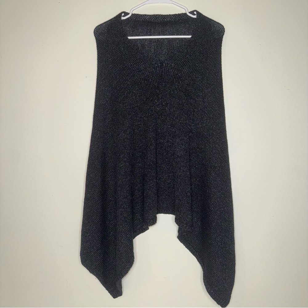 Eileen Fisher Organic Linen knit poncho ONE SIZE